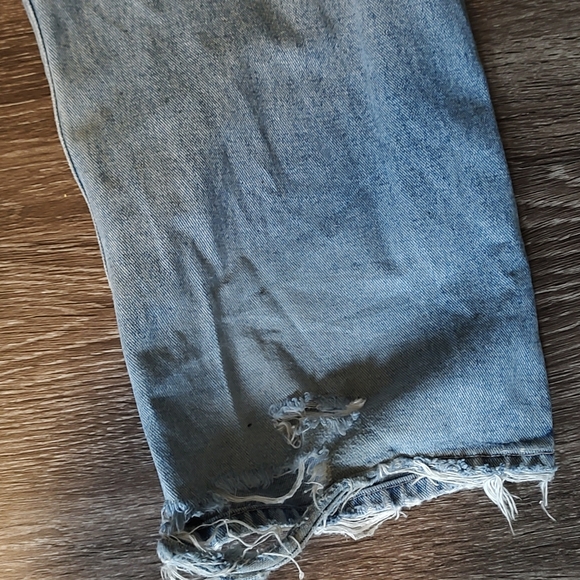 Marc Buchanan pelle pelle blue jeans distressed size 38 waist, length 32 - Picture 5 of 12